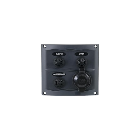 Marinco Waterproof Switch Panel 900-3WPS